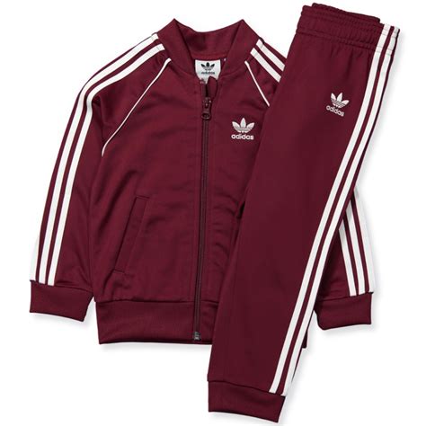 burgundy Adidas tracksuit women's